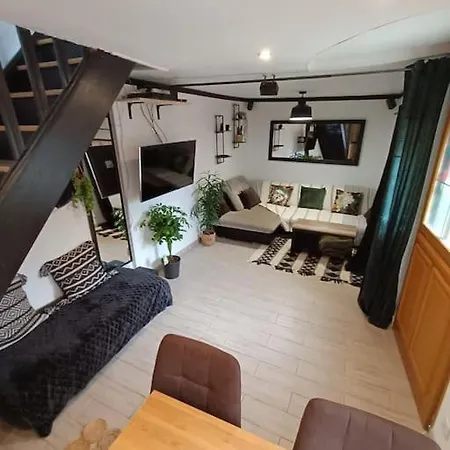 Ferienhaus Maison Alsacienne A Colombages Dans Cour Privee Avec Jardin Sur Les Remparts Bergheim